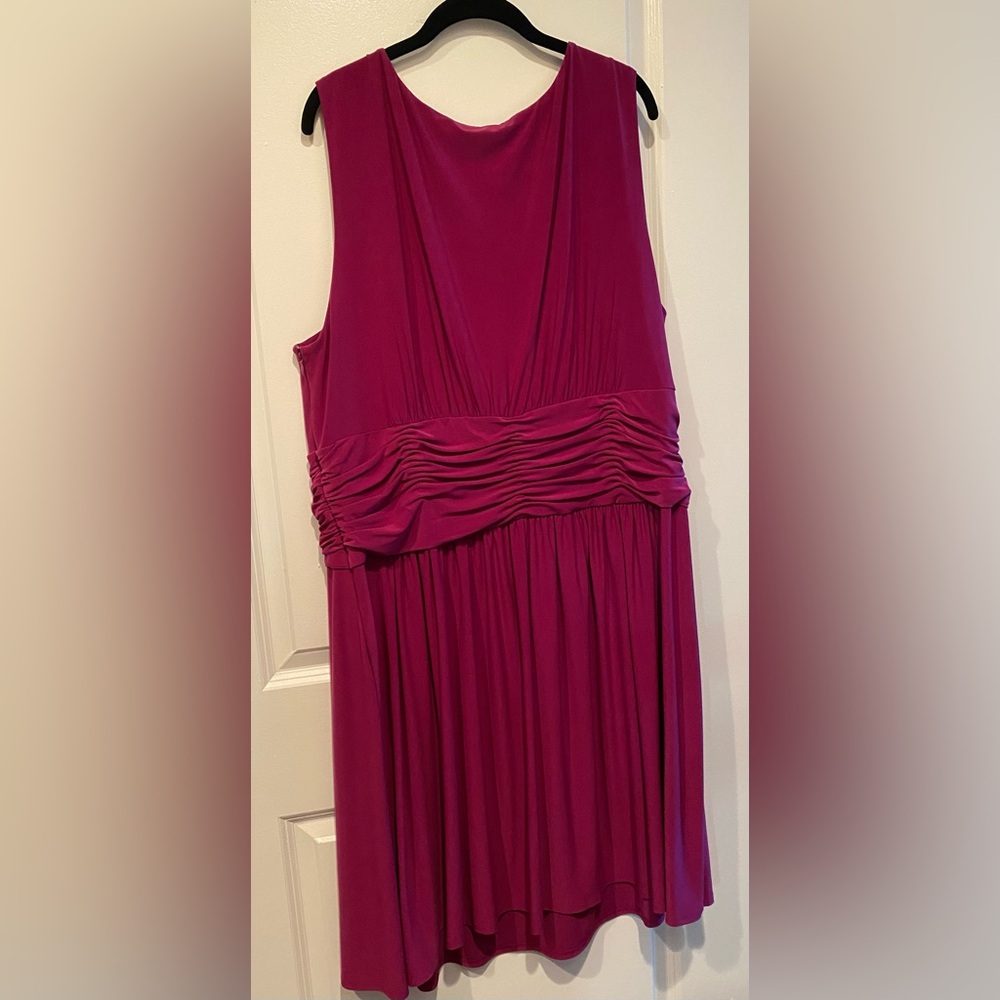Elegant Women's Dress in Rich Burgundy